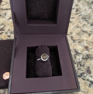 Monica Vinader Stackable Ring (in Silver, size 5)